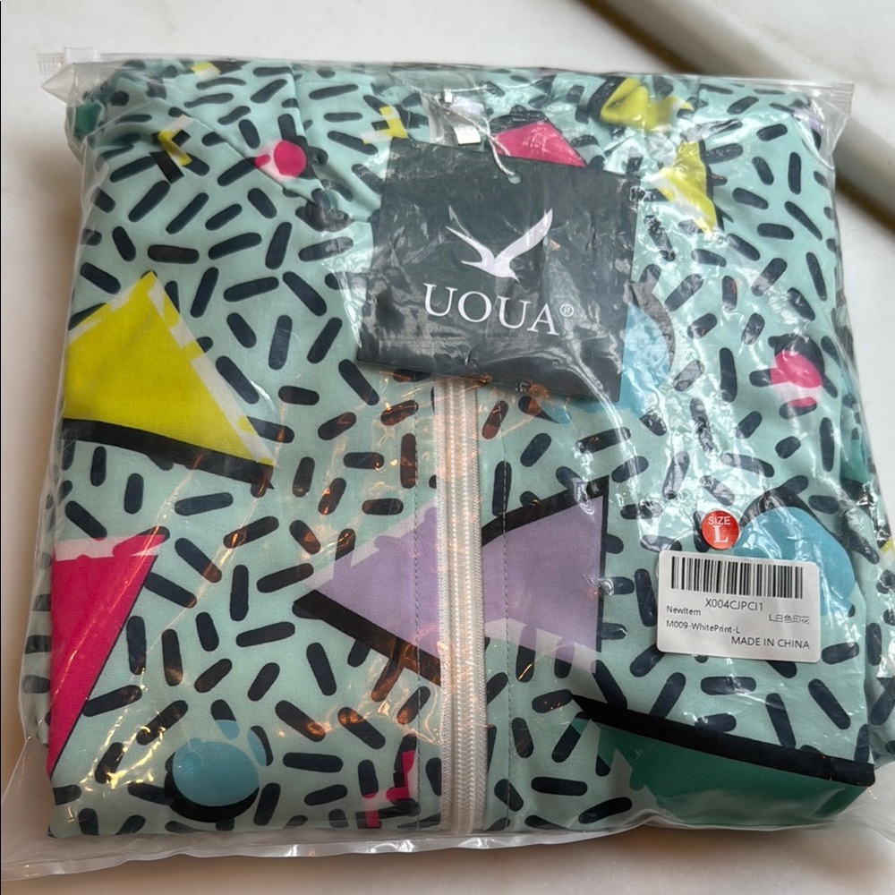 UOUA Geometric Patterned windsuit